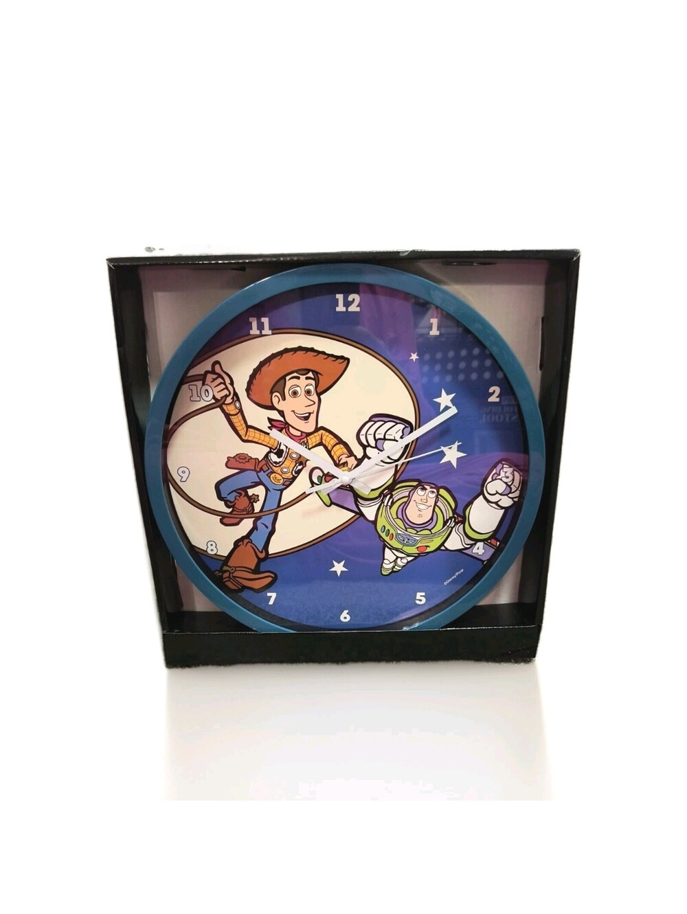 Nib Disney Pixar Toy Story Buzz & Wood 12" Analog Wall Clock